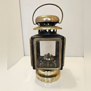 Vintage Kerosene Lamp / Lantern with Glass Enclosure - Working